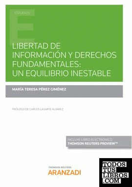 Libertad de información y derechos fundamentales: un equilibrio inestable (Papel + e-book)