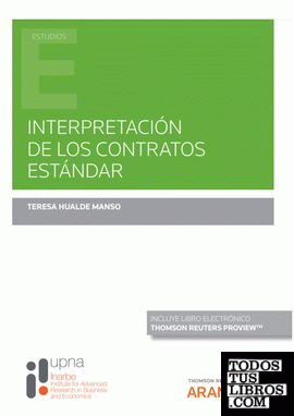 Interpretación de los contratos estándar (Papel + e-book)