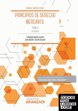 Principios de Derecho Mercantil (Tomo II) (Papel + e-book)
