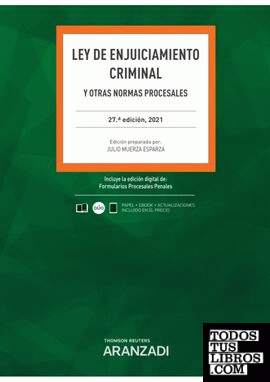 Ley de Enjuiciamiento Criminal (Papel + e-book)