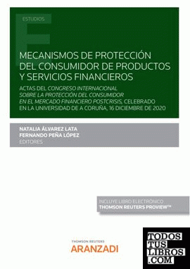 Mecanismos de protección del consumidor de productos y servicios financieros (Papel + e-book)