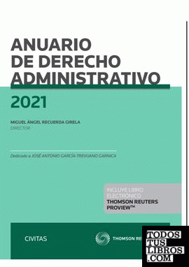 Anuario de Derecho Administrativo 2021 (Papel + e-book)