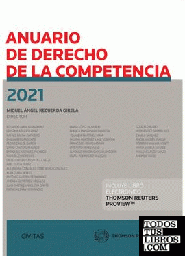 Anuario de Derecho de la Competencia (2021) (Papel + e-book)