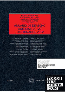 Anuario de Derecho Administrativo sancionador 2022 (Papel + e-book)