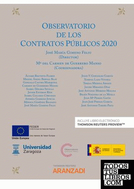 Observatorio de los contratos públicos 2020 (Papel + e-book)