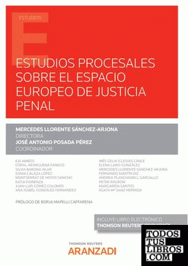 Estudios procesales sobre el espacio europeo de justicia penal (Papel + e-book)