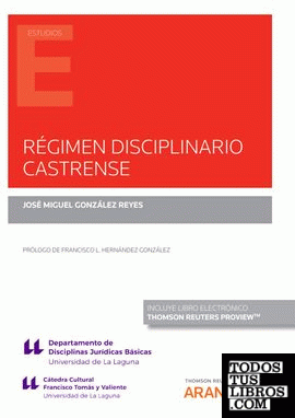 Régimen disciplinario castrense (Papel + e-book)
