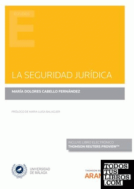 La seguridad jurídica (Papel + e-book)