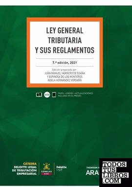 Ley General Tributaria y sus Reglamentos (Papel + e-book)