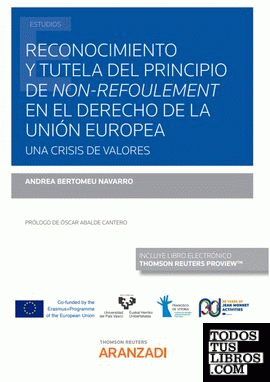 Reconocimiento y tutela del principio de non-refoulement en el Derecho de la Unión Europea (Papel + e-book)