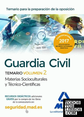 Guardia CivilTemario para la Preparación de Oposición. Ciencias Jurídicas Volumen 2