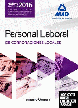 Personal Laboral de Corporaciones Locales. Temario General