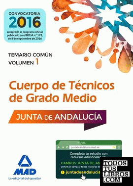 Cuerpos de Técnicos de Grado Medio de la Junta de Andalucía.