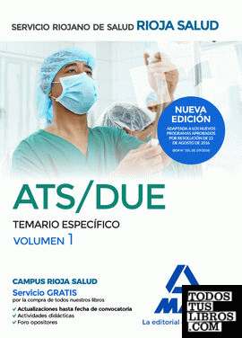 ATS/DUE del Servicio Riojano de Salud. Temario específico volumen 1