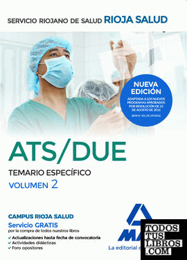 ATS/DUE del Servicio Riojano de Salud. Temario específico volumen 2