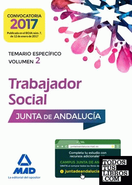 Trabajadores Sociales de la Junta de Andalucía. Temario específico volumen 2