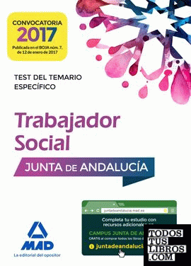 Trabajadores Sociales de la Junta de Andalucía. Test del temario específico