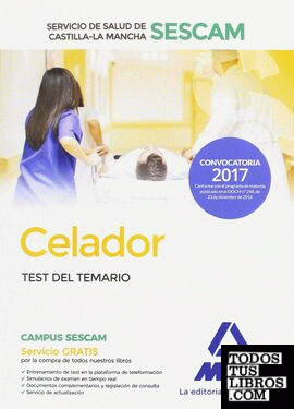Celador del Servicio de Salud de Castilla-La Mancha (SESCAM). Test del temario