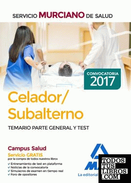 Celador/Subalterno del Servicio Murciano de Salud. Temario parte general y test