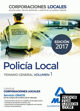 Policía Local. Temario General Volumen 1