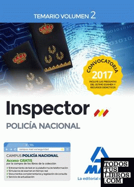 Inspector de Policía Nacional. Temario Volumen 2