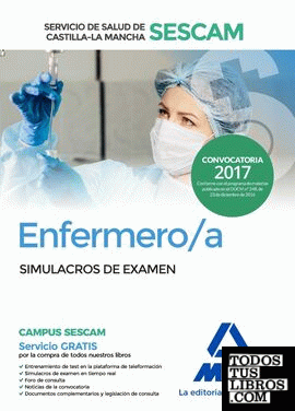 Enfermero/a del Servicio de Salud de Castilla-La Mancha (SESCAM). Simulacro de examen
