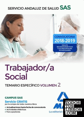 Trabajador/a Social del Servicio Andaluz de Salud. Temario Específico Volumen 2
