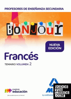 Profesores de Enseñanza Secundaria Francés Temario volumen 2
