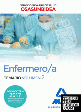 Enfermero/a del Servicio Navarro de Salud-Osasunbidea. Temario volumen 2
