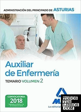 Auxiliar de Enfermería de la Administración del Principado de Asturias. Volumen 2
