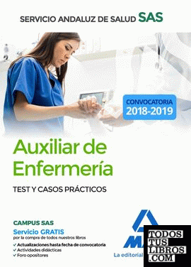 Auxiliar Enfermería del Servicio Andaluz de Salud. Test y casos prácticos