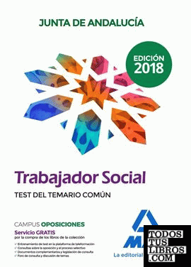 Trabajador Social  de la Junta de Andalucía. Test del temario común