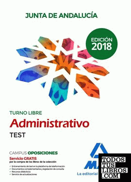 Administrativo de la Junta de Andalucía Turno Libre. Test