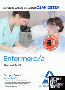 Enfermero/a de Osakidetza-Servicio Vasco de Salud. Test General