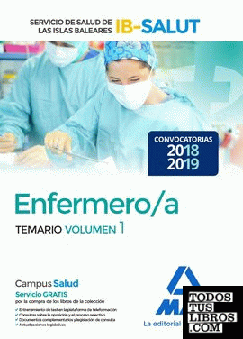 Enfermero/a del Servicio de Salud de las Illes Balears (IB-SALUT).Temario volumen 1