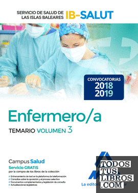 Enfermero/a del Servicio de Salud de las Illes Balears (IB-SALUT).Temario volumen 3