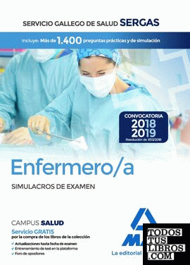 Enfermero/a del Servicio Gallego de Salud. Simulacros de examen