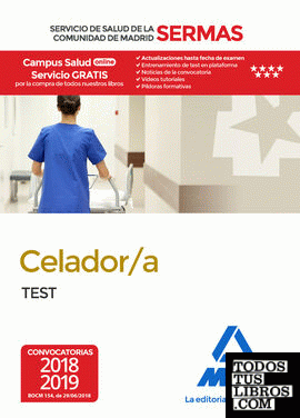 Celador/a del Servicio de Salud de la Comunidad de Madrid. Test