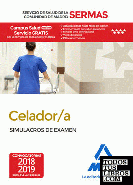 Celador/a del Servicio de Salud de la Comunidad de Madrid. Simulacros de examen