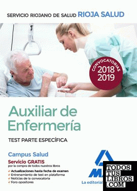 Auxiliar de Enfermería del Servicio Riojano de Salud. Test parte específica