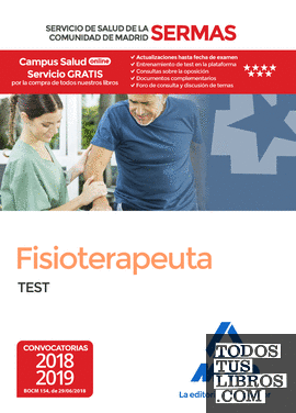 Fisioterapeuta del Servicio de Salud de la Comunidad de Madrid. Test