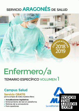 Enfermero/a del Servicio Aragonés de Salud. Temario específico volumen 1