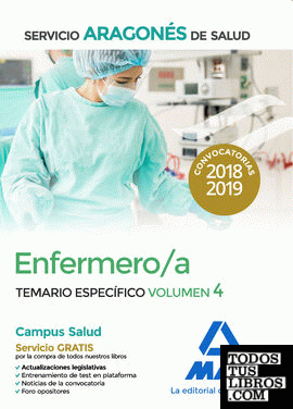 Enfermero/a del Servicio Aragonés de Salud. Temario específico volumen 4