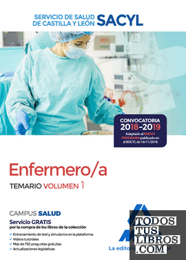 Enfermero/a del Servicio de Salud de Castilla y León (SACYL). Temario volumen 1
