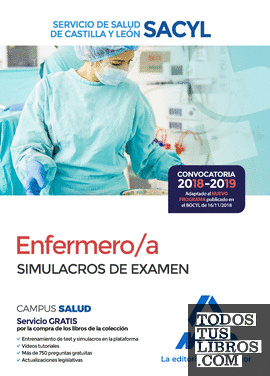 Enfermero/a del Servicio de Salud de Castilla y León (SACYL). Simulacros de examen