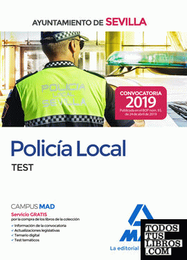 Policía Local del Ayuntamiento de Sevilla. Test.