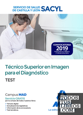 Técnico Superior en Imagen para el Diagnóstico del Servicio de Salud de Castilla y León (SACYL). Test