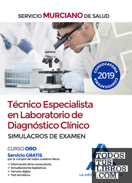 Técnico Especialista en Laboratorio de Diagnóstico Clínico del Servicio Murciano de Salud. Simulacros de examen