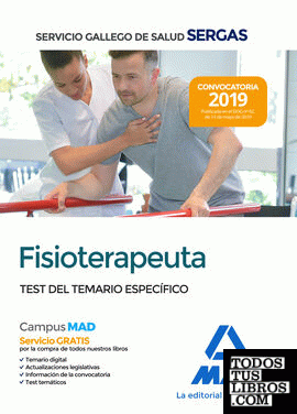 Fisioterapeuta del Servicio Gallego de Salud. Test del temario específico