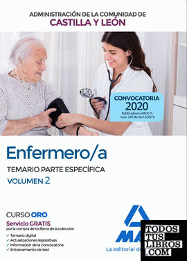 Enfermero/a de la Administración de la Comunidad de Castilla y León.Temario específico volumen 2